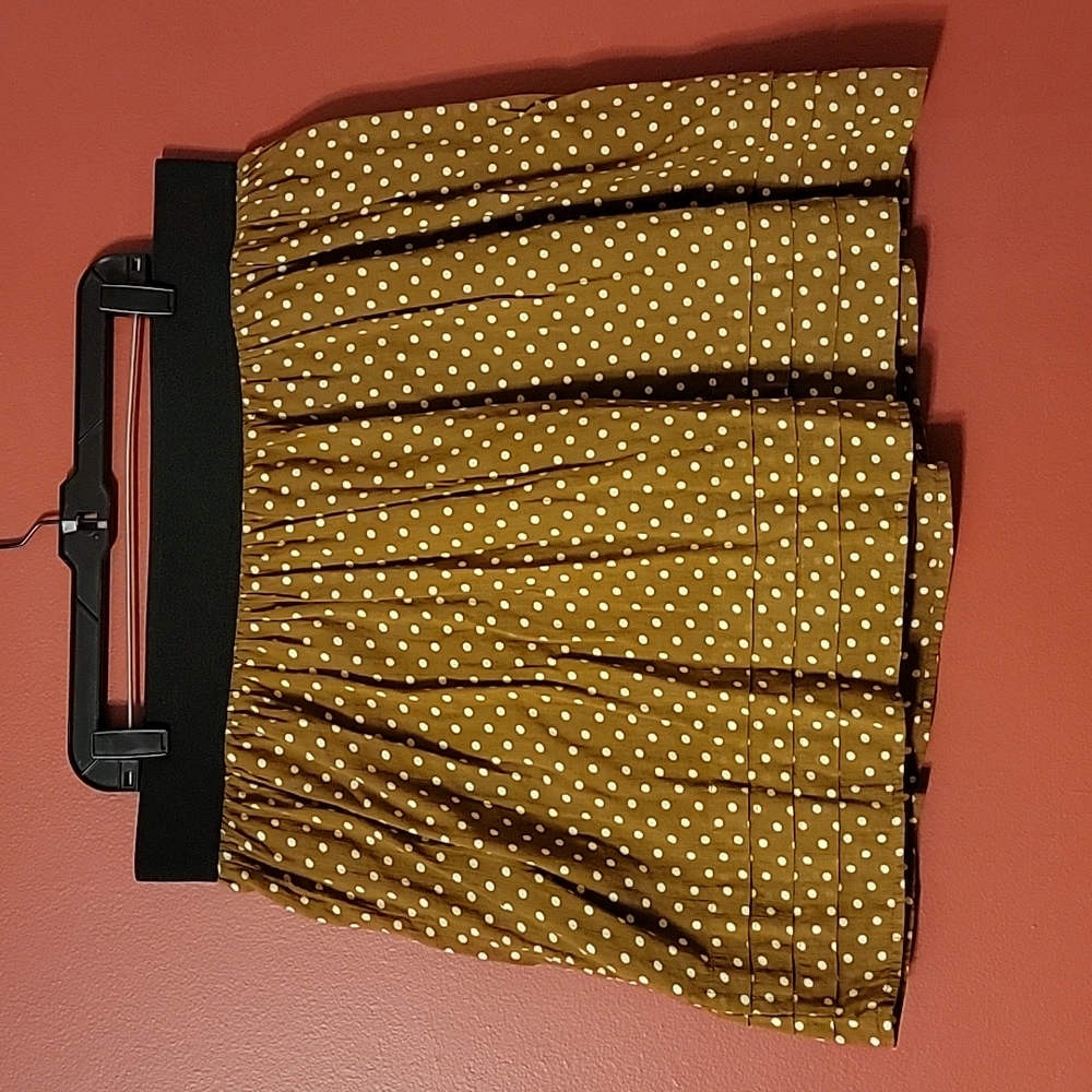 18 Polka Dot Ruffle Mini Skirt 100% sotton Plus size
